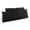 Black, variant on Triangular Wedge Pillow, Triangular Headboard Pillow for Daybed, Backrest Positioning Support Pillow Cushion for Resting Reading,47.2x7.9x19.7 Inch(with 2PC Roll Pillow)