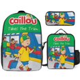 thumbnail image 1 of Caillou Backpack Essentials Kit 17 Inch Bag Plus Snack Tote and Pen Organizer, 1 of 5