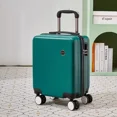 thumbnail image 4 of La maleta pequeña de 14 pulgadas puede ir en el avión sin comprobar, con bloqueo de contraseña, maleta de cuero, maleta con ruedas de viaje, 4 of 4