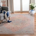 thumbnail image 2 of SAFAVIEH Kenitra Wayne Geometric Polyester Area Rug, Blue/Pink, 5' x 8', 2 of 7