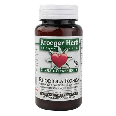 Kroeger Herb Rhodiola Rosea 90 Vegetarian