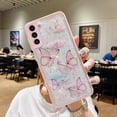 thumbnail image 2 of for Samsung Galaxy S2 2 Plus Clear Glitter Case, Cute Sparkle Butterfly Bling Shiny Diamond Women Girls Cases Rubber Slim Shockproof Drop Phone Protective Cover for Galaxy S22 Plus (Pink Butterfly), 2 of 10