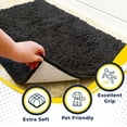 thumbnail image 2 of Muddy Mat® | Super Absorbent Door Mat Indoor, Microfiber Quick Dry Chenille Entryway Rug, Non-Slip Front Door Mat, Indoor Mats for Entryway, Machine Washable Pet Rug, Charcoal 48"x60", 2 of 6