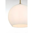 thumbnail image 5 of Living District Baxter 10 Inch Pendant Frosted White Shade in Satin Gold, 5 of 9