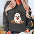 thumbnail image 2 of Enjoytime Halloween Sweatshirts for Women Cute Printed Long Sleeved Shirts Fall Casual Fashion Pullover Tops, 2 of 3