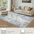 thumbnail image 4 of Uermei 5x7 Washable Abstract Area Rug: Non-Slip Stain-Resistant Soft Neutral Indoor Rug for Living Room Bedroom Dining Room Home Office Decor with Kid & Pet Friendly - Blue Gray, 4 of 10