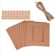 thumbnail image 4 of 40 Unids Papel Foto DIY Cuadro de la Pared Colgante Álbum Cuerda Clip Set Decoración para el Hogar 3 Pulgadas Marrón, 4 of 5