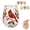 Red bird, variant on 2027 Hummingbird Morning Bliss Glass Tea Cup (400ml/14oz), Anti-Scalding, Fast Heat Dissipation, Floral Hummingbird Glass Mug with Gold Rim, Gift for Mom Friends Garden Lovers