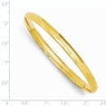 thumbnail image 2 of 14k Yellow Gold 4.75mm Oversize Hinged Bangle Bracelet, 2 of 6