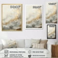 thumbnail image 4 of Designart "Contemporary Beige And Gold River Scenery II" Coastal Ocean Canvas Art Print, 4 of 7