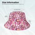 thumbnail image 3 of Fotbe Cute Girl Sombrero Tipo Pescador con Estampado – Sombrero de Sol de Algodón de Moda para Playa, Golf, Pesca, 3 of 6