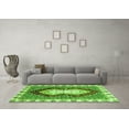 thumbnail image 3 of Ahgly Company Indoor Square Abstract Green Modern Area Rugs, 4' Square, 3 of 4