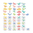 thumbnail image 4 of Rompecabezas de animales del alfabeto, rompecabezas del alfabeto ABC, linda forma de dinosaurio, actividades de aprendizaje preescolar, juguetes para, 4 of 9