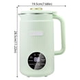 thumbnail image 3 of Nut Milk Maker, Soy Milk Maker Programmable Blender with Digital DisplayStainless Steel Blades Auto Cleaning H Keep Warm Function for Home, Office, Healthy Drinks, 3 of 8