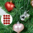 thumbnail image 4 of SPRING PARK 12Pcs Valentine's Day Heart Shaped Ornaments | Valentines Heart Decorations | Heart Shaped Baubles | Romantic Valentine's Day Hanging Decorations, 4 of 7