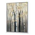 thumbnail image 1 of Forêt de Bouleaux Dorés III - Toile Encadrée de Ferme, 1 of 3