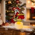 thumbnail image 2 of PuSpu Christmas Celebration Supplies LED Electronic Candle Light Christmas Tree Santa Claus Snowman Creatives Candle Night Light Decoration Ornament Christmas Indoor/Outdoor Decoration, 2 of 6