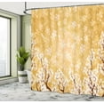 thumbnail image 5 of Ambesonne Floral Shower Curtain, Trees Blossom in Spring, 69"Wx70"L, Yellow and White, 5 of 5