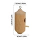 thumbnail image 2 of Casa de madera para colibríes para exteriores | Comedero para pájaros de madera natural y decoración de jardín | Casita colgante para pájaros de 12 x 5,8 cm | 1 paquete, 2 of 2
