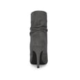 thumbnail image 2 of BLISSFUL STEP Bottines à Talons Aiguilles Pointus pour Femmes Gris 10, 2 of 7
