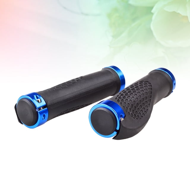 unbranded 1Par Cubierta Ergonómica Para Manillar De Azul En Material Silicona Fácil De Limpiar