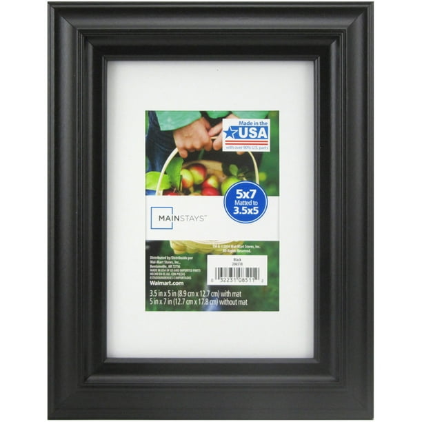 Mainstays Matted Black Picture Frame
