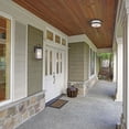thumbnail image 2 of Nuvo Lighting Willis LED Outdoor Flush - Textured Black, 2 of 2
