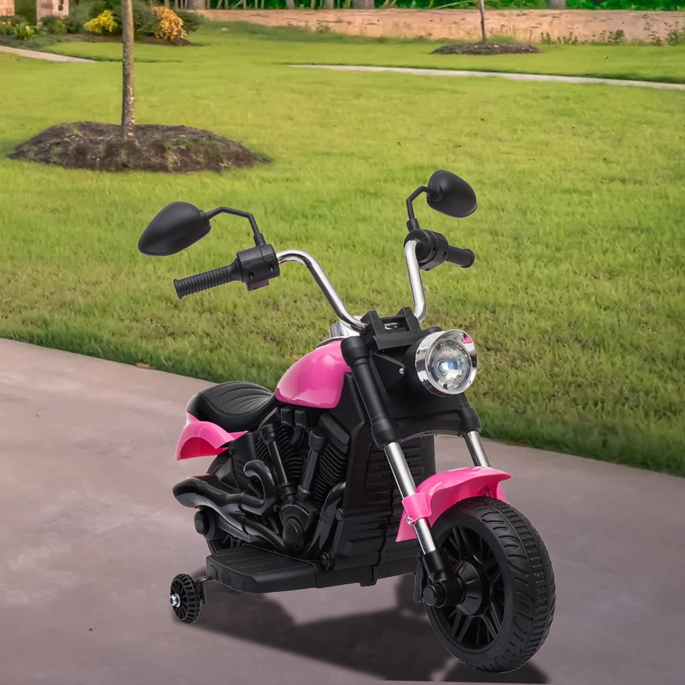 pink motorcycle power wheels