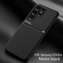 Dteck Slim Fit Case for Samsung Galaxy S25 Ultra 5G, Camera Protection, Soft TPU Thin Protective Phone Cover with Matte Finish, Shockproof Cover,Black