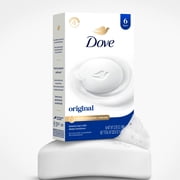 Dove Beauty Bar Soap For Soft, Smooth Skin, Original, With 1/4 Moisturizing Cream ,2.6 oz