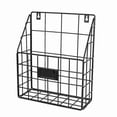 thumbnail image 1 of Wire Mail Basket - Wall Mounted Hanging Folder/Document Organizer - Economic & Easy to Install Tray, 1 of 5