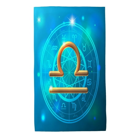 

Hand Towel Golden Zodiac for Bathroom Kitchen Absorbent Soft Home Face Bath Towels 27.5 X 16 Inches