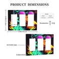 thumbnail image 3 of Cool Duck Switch Cover Decorative Wall Plate 3-Gang Standard Size, 3 of 5