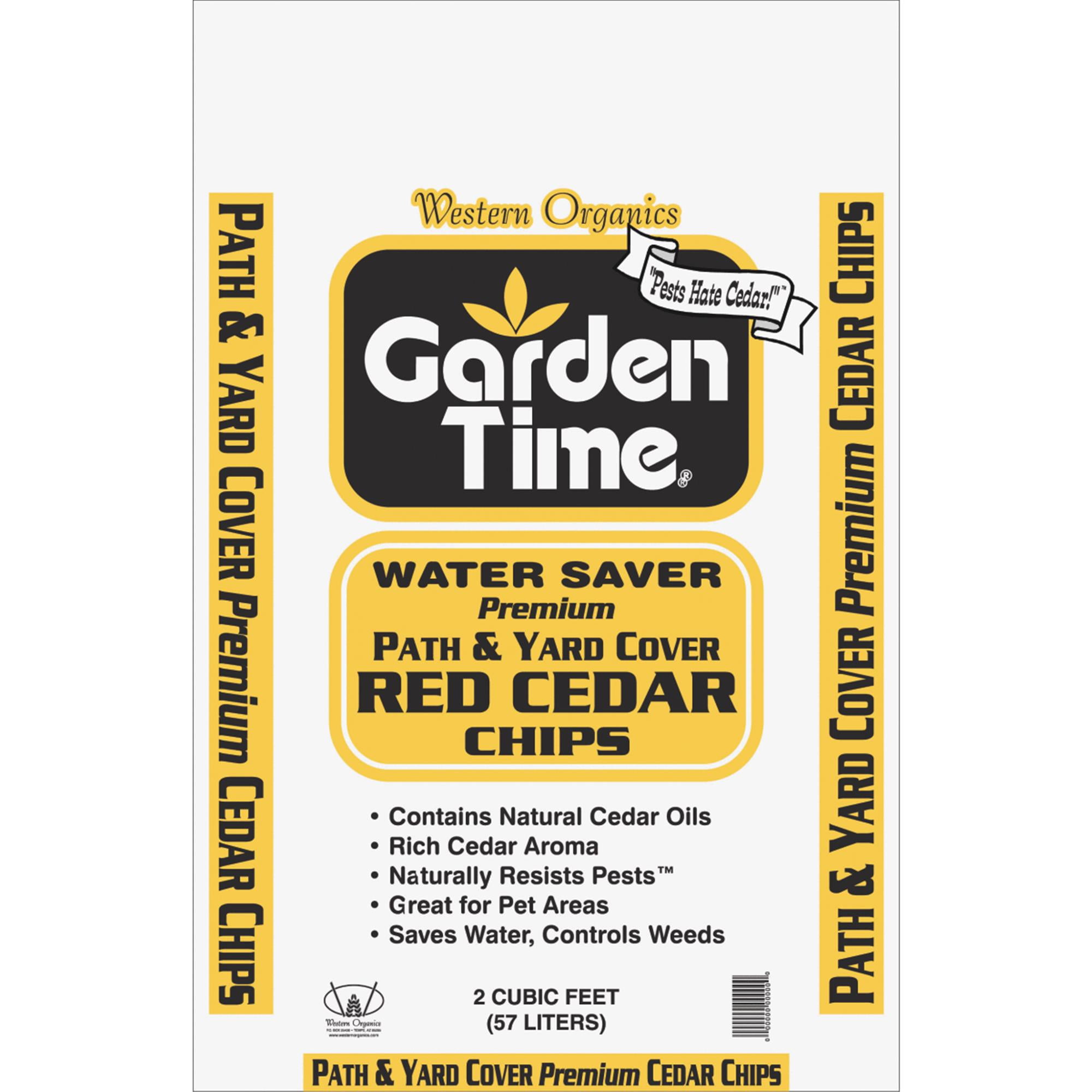 Garden Time Western Red Cedar Decorative Bark Mulch Chips