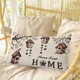thumbnail image 4 of Sweet Home Pillow Covers, Linen Long Throw Pillow Case, Western Stars Bird Houses Farmhouse Retro Holiday Pillow Protector Decorative Cushion Cover for Living Room/Bedroom 24" x 36", 4 of 8