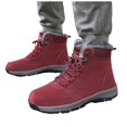 thumbnail image 5 of Zshosam Winter Boots for Men Women Waterproof Snow Boots Warm Lined Non Slip Hiking Boot(Brick Red,42), 5 of 9