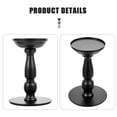 thumbnail image 6 of Milisten European Style Candles Holders Iron Black 1Set 3.3x3.3x5.8in, 6 of 8