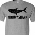thumbnail image 4 of Inktastic Mommy Shark with Distressed Shark T-Shirt, 4 of 5