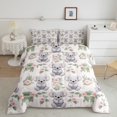 thumbnail image 6 of Cute Koala Bed in a Bag Queen Comforter Set 7 Piece,Pink Rose Bedding Sets Cartoon Wild Animal Bed Sheets,Romantic Flowers Sheet Set with Comforter, 6 of 6