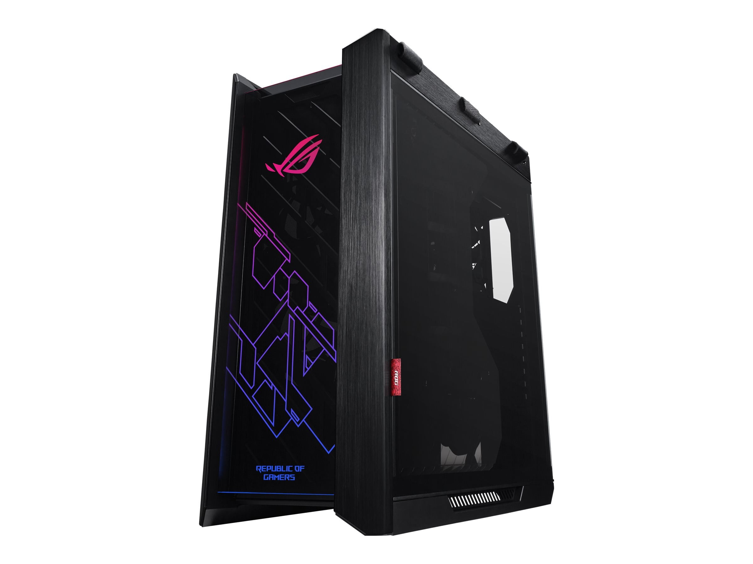 Asus ROG Strix Helios GX601 Black Mid-Tower GPU PC Case with Asus ROG Strix Helios GX601 Black Mid-Tower GPU PC Case with