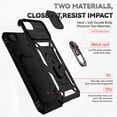 thumbnail image 3 of Estuche GANGXUN para iPhone SE 2020/2022, soporte giratorio 360°, estilo mecánico y magnético, 3 of 5