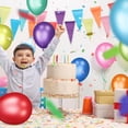 thumbnail image 4 of Globos QIKOOLAA de látex, 120 unidades, colores surtidos, 30 cm, fiesta, 4 of 7