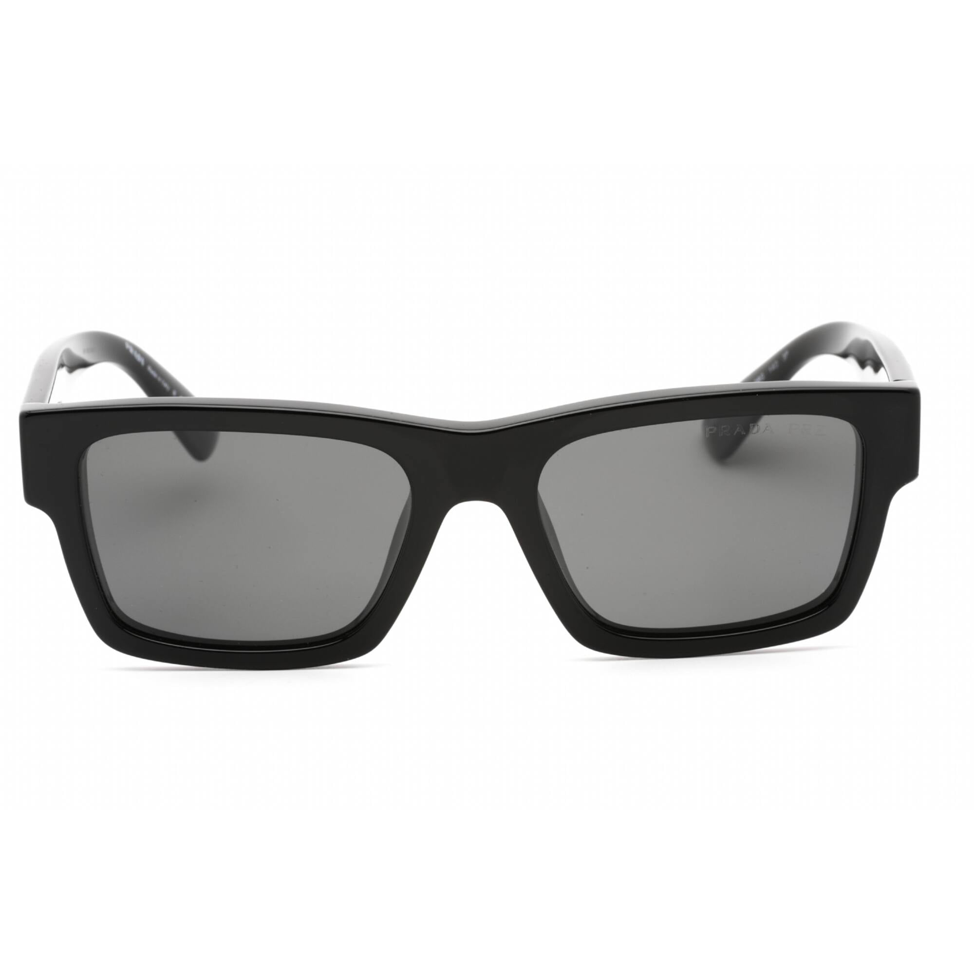 Prada Polarized Black Rectangular Men's Sunglasses PR 25ZS Prada Polarized Black Rectangular Men's Sunglasses PR 25ZS