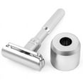 thumbnail image 2 of Razor Solo Stand/Base Brushed Aluminum Alloy Adjustable Safety Razor St TdYIWA, 2 of 10