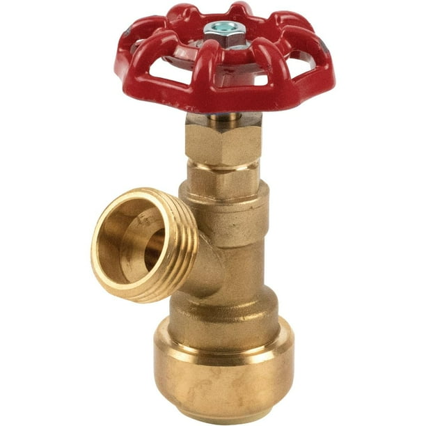 Válvula BK Products 1102-913 para desagüe de caldera, 1/2 pulgada, latón