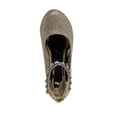 thumbnail image 5 of Badgley Mischka Little Kids Girls Block Heel Dress Shoes, Champagne, 5, 5 of 7