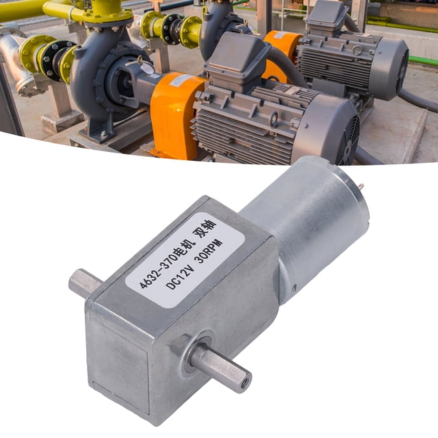 4632-370, Motor De Reducción De Eje Doble, Motor De 12 V CC De Pequeña Potencia Y Buena Estabilidad, Fácil De Instalar Para Abridor De Ventanas