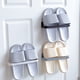 thumbnail image 4 of 5pcs Zapatillas montadas en la pared Rack Creative Punch Free Shoes Estante Zapatos Organizador Almacenamiento para baño (Beige), 4 of 6
