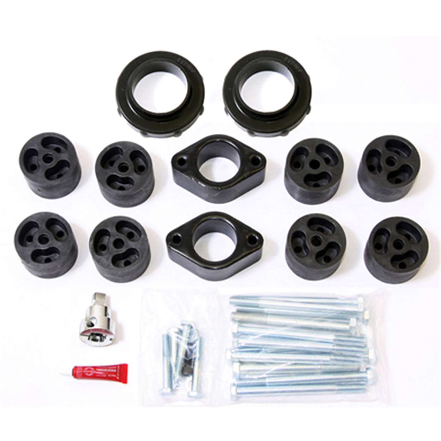 Daystar PAPLS994 Lift Kit Body 4 Inch Front/Rear Lift; Includes Nylon