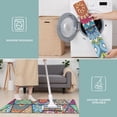 thumbnail image 6 of Multicolor Ethnic Geometric Pattern Kitchen Rugs Sets Of 3,Kitchen Runner Rugs Non Skid Washable,Decorative Kitchen Floor Mats for Kitchen,Sink,Laundry,17"x30"+ 17"x47" + 17"x59", 6 of 6